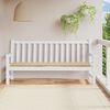 vidaXL Cuscino per Panca Beige 200x50x4 cm in Tessuto Oxford
