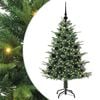 vidaXL Albero di Natale Artificiale Pre-illuminato con Set di Palline