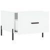 vidaXL Tavolini da Salotto 2 pz Bianchi 50x50x40 cm Legno Multistrato