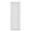 vidaXL Mobile Bagno a Muro BERG Bianco 69,5x27x71,5cm Legno Massello