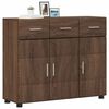 vidaXL Credenza Rovere Marrone 88,5 x 30,5 x 73 cm Legno multistrato