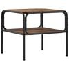 vidaXL Tavolo laterale Legno antico 100 x 50 x 46 cm