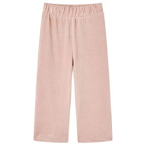 Pantaloni per Bambini in Velluto a Coste Rosa Chiaro 104