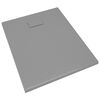 vidaXL Piatto Doccia in SMC Grigio 100x80 cm