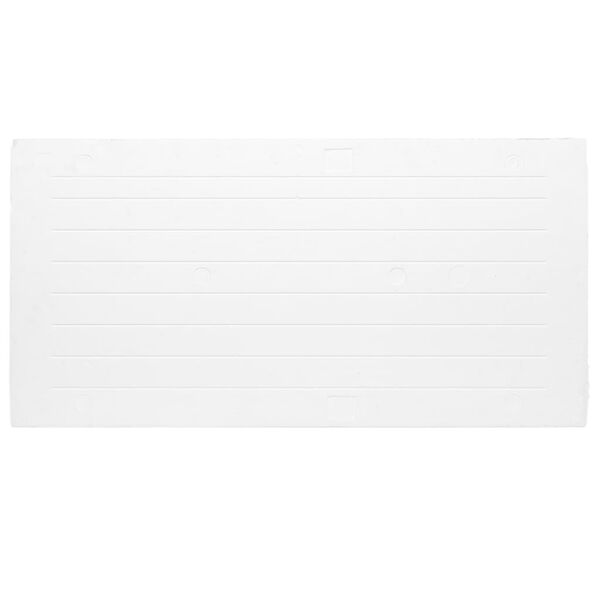 vidaXL Pannelli Murali 3D 10 pz Grigio Chiaro 100x50 cm EPS