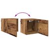 vidaXL Mobile TV Legno vecchio 30,5 x 30 x 30 cm Legno multistrato