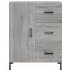 vidaXL Credenza Grigio Sonoma 69,5x34x180 cm in Legno Multistrato