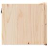 vidaXL Comodino 2 pcs Naturale 39 x 34 x 33 cm Legno di pino massello