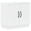 vidaXL Armadio per Lavabo da Bagno HOORN Bianco 59,5 x 31,5 x 56 cm
