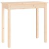 vidaXL Tavolo Consolle 80x40x75 cm in Legno Massello di Pino