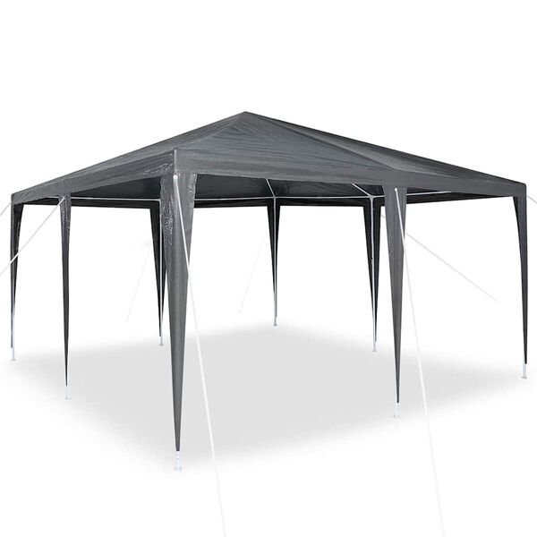 vidaXL Tenda Party Antracite 400 x 400 x 266 cm Polietilene e Acciaio