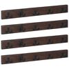vidaXL Gruccia Marrone 60 x 7 x 8 cm Legno Recuperato Massello