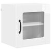 vidaXL Mobile da cucina con porta 2 pcs Bianco Lucido 40 x 31 x 40 cm