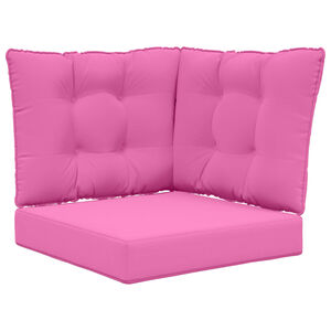 vidaXL Cuscino per divano da esterno Poliestere Rosa 50,5 x 50,5 cm