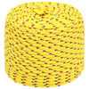 vidaXL Corda multiuso 8 mm 250 m Giallo PP 420 kg Carico massimo