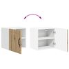 vidaXL Mobile da cucina 2 pcs Rovere artigianale 40 x 31 x 40 cm