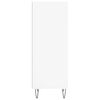 vidaXL Credenza Bianca 34,5x32,5x90 cm in Legno Multistrato