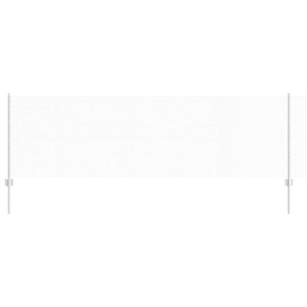 vidaXL Recinzione con Posto Argento 0,8 x 10 m Acciaio