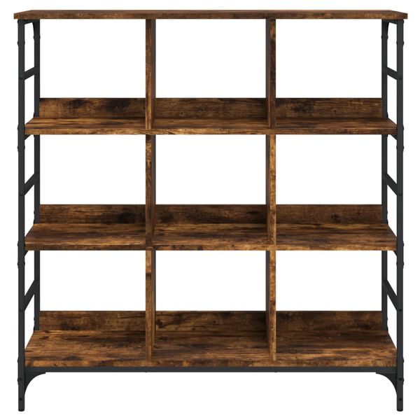 vidaXL Credenza Rovere Fumo 102x32x103,5 cm in Legno Multistrato