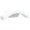 vidaXL Applique con LED e Sensore Bianca in Alluminio Pressofuso