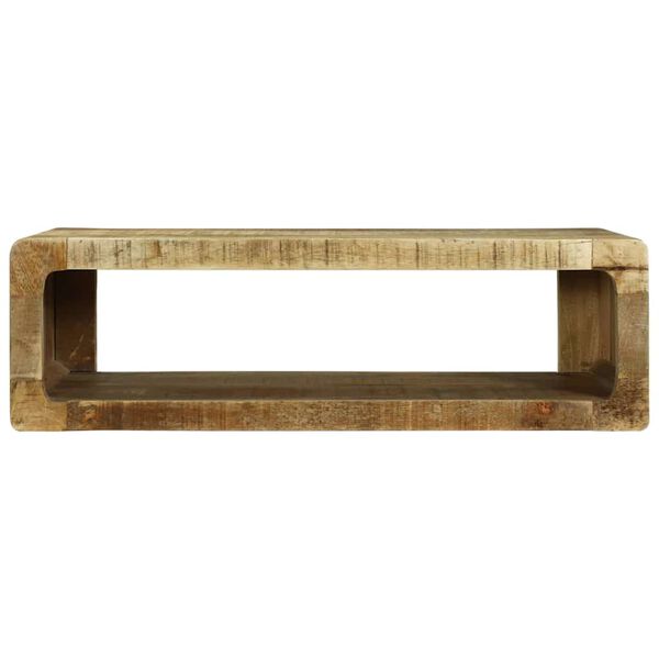 vidaXL Mobile TV con lo scaffale Marrone Legno massello di mango