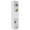 vidaXL Libreria Bianca 36x30x171 cm in Legno Multistrato