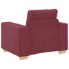 vidaXL Poltrona Rosso Vino 100x78x80 cm in Tessuto