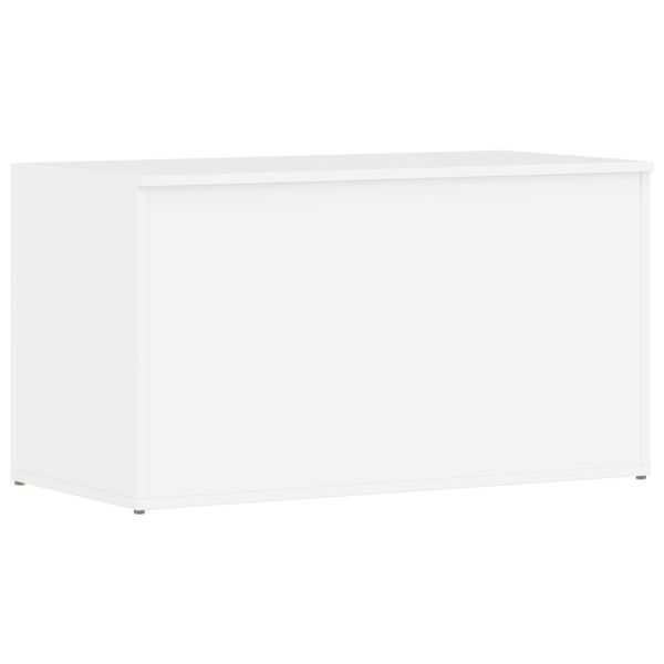 vidaXL Cassapanca Bianco Lucido 84x42x46 cm in Legno Ingegnerizzato