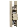 vidaXL Libreria Rovere Sonoma 40x35x180 cm in Legno Multistrato