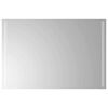 vidaXL Specchio da bagno LED Trasparente 90 x 60 cm vetro temperato
