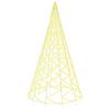 vidaXL Albero di Natale Pennone Bianco Caldo 3000 LED 800 cm