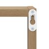 vidaXL Scaffali da parete 2 pcs Rovere artigianale 26 x 15 x 26 cm