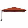 vidaXL Ombrello da giardino Terracotta 248,5 x 247,5 x 160 cm