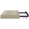 vidaXL Scaffali a Parete 2 pz Rovere 40x23x3,8 cm in MDF