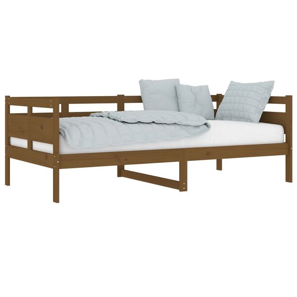 vidaXL Dormeuse Ambra in Legno Massello di Pino 90x190 cm