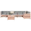 vidaXL Set Divani da Giardino 7 pz in Legno Massello Abete Douglas