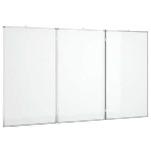 vidaXL Lavagna Magnetica Pieghevole 120x80x1,7 cm in Alluminio