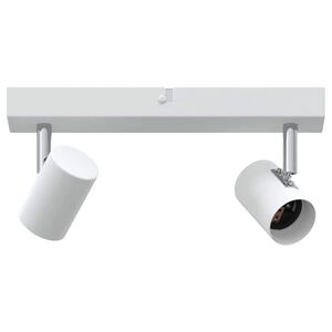 vidaXL Faretto da soffitto Bianco 26 x 6,5 x 11,5 cm Metallo