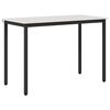 vidaXL Tavolo da pranzo Bianco 110 x 55 x 75 cm Pino massello
