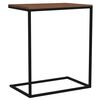 vidaXL Tavolino da Salotto Nero 55x35x66 cm in Legno Multistrato