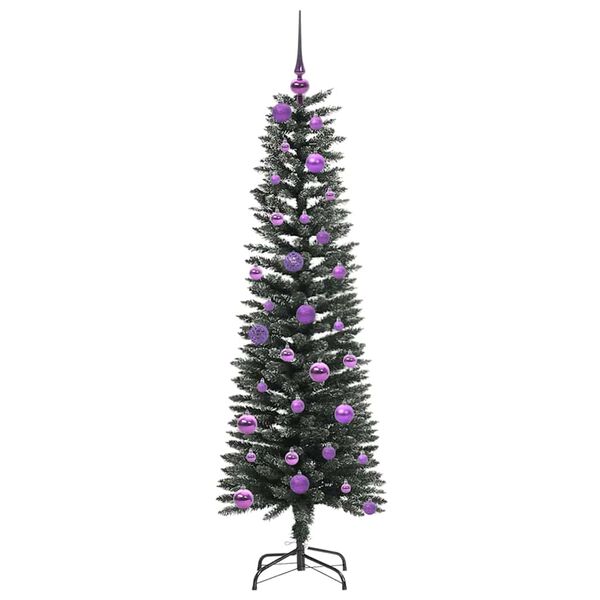 vidaXL Albero di Natale artificiale con 150 LED Verde 150 cm