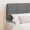 vidaXL Letto con Testiera Rivestita Grigio chiaro 75 x 190 cm