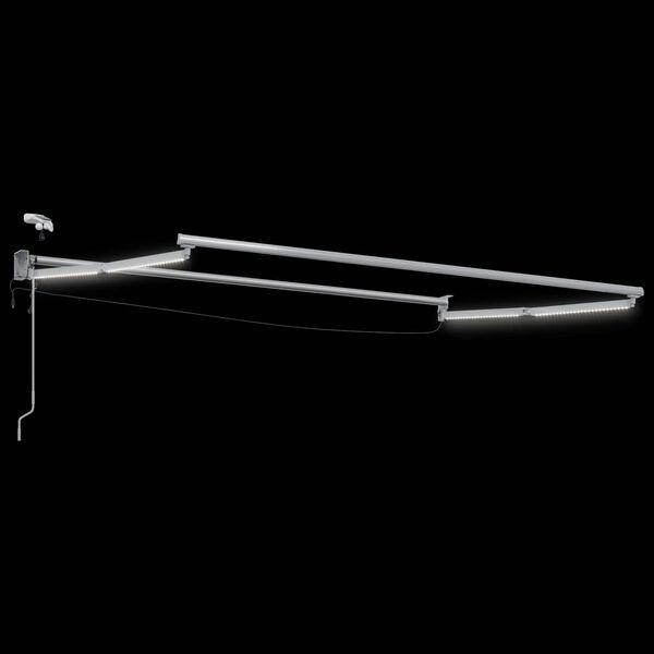 vidaXL Struttura della tenda elettrica retrattile Bianco 3 x 2 m