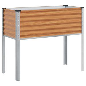 vidaXL Vaso da giardino Marrone Chiaro 100 x 45 x 90 cm