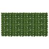 vidaXL Schermo per balcone con foglie Verde 200 x 100 cm