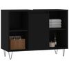 vidaXL Mobile da Bagno Nero 80x33x60 cm in Legno Multistrato