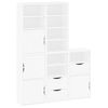 vidaXL Armadietti Laterali 5 pz ODDA Bianco 40x24x79 cm Legno di Pino