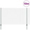 vidaXL Recinzione con Posto Verde 1,6 x 10 m Acciaio e PVC