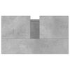 vidaXL Armadietto da Bagno Grigio Cemento 58x33x60cm Legno Multistrato