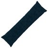 vidaXL Federa HEERLEN Blu navy 40 x 145 cm Pelliccia di Coniglio Finta